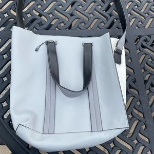 Zara tri color crossbody tote
